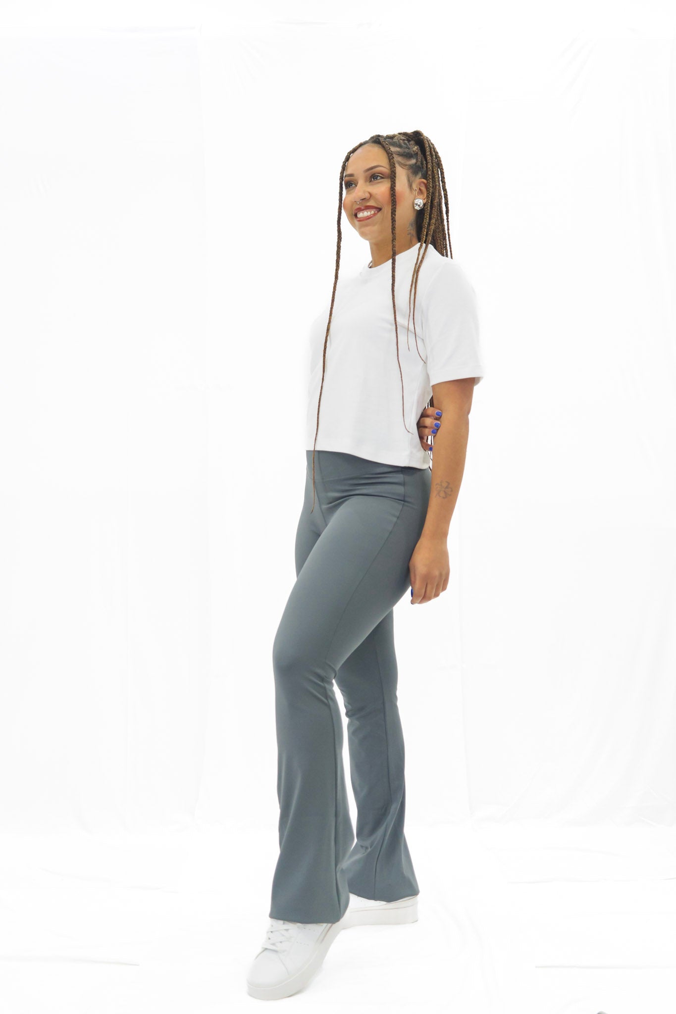 Calça Fitness Feminina Flare Yebo